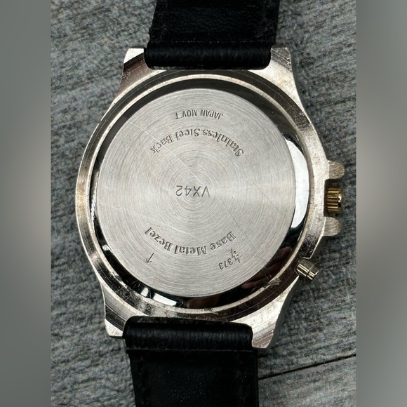 Advance Quartz Night Reader Date VX42 Analog Adult Wrist Watch Japan Works - Picture 12 of 16